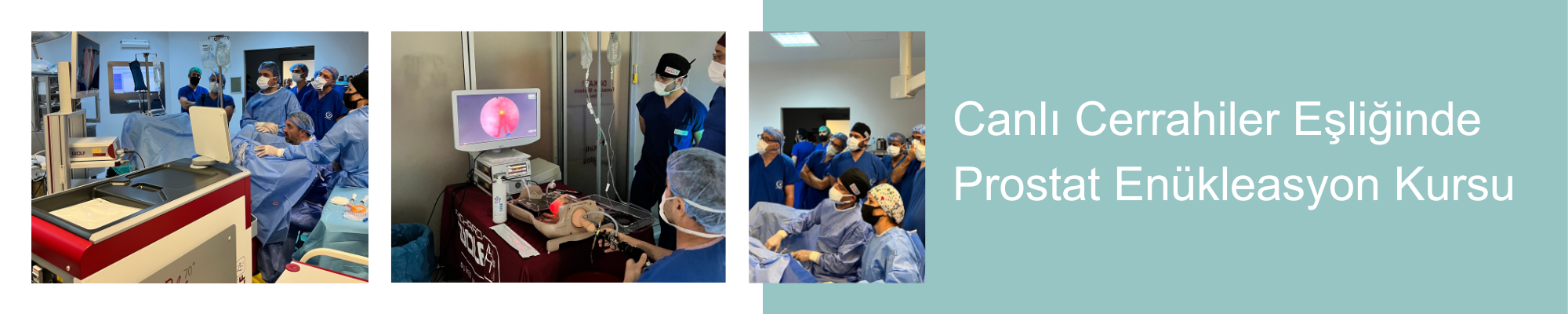 Canl� Cerrahiler E�li�inde Prostat En�kleasyon Kursu
